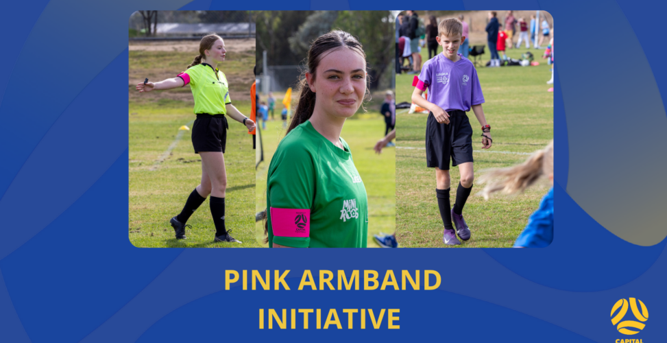 Capital Football Launches Pink Armband Initiative