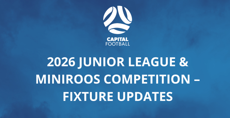 2026 Junior League & MiniRoos Competition – Fixture Updates