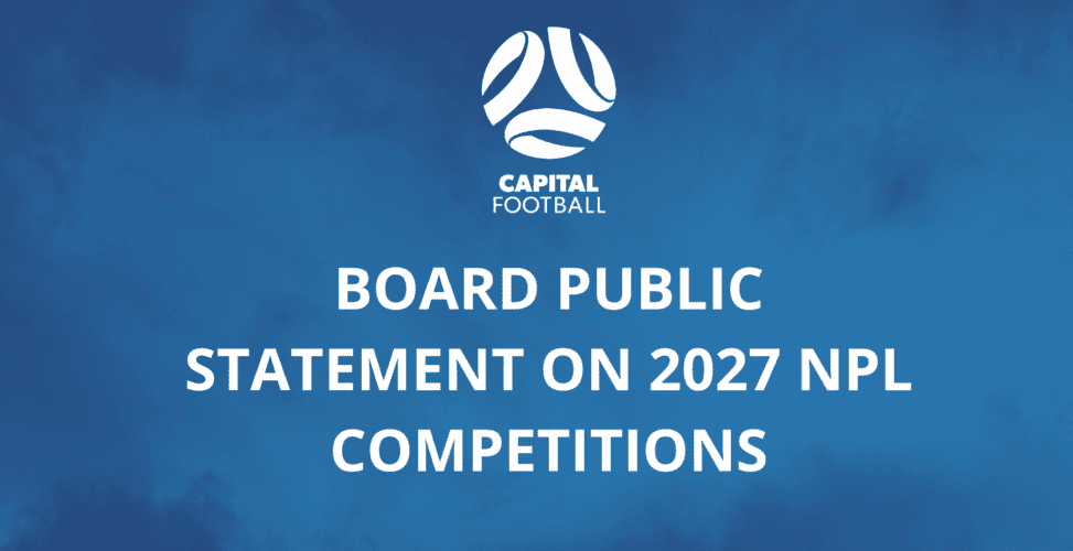 Board Public Statement on 2027 NPL Competitions
